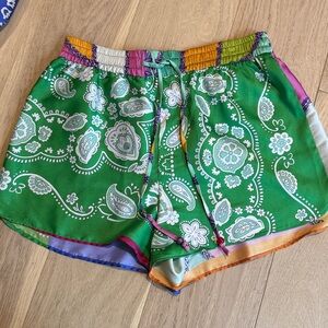 Zara scarf shorts